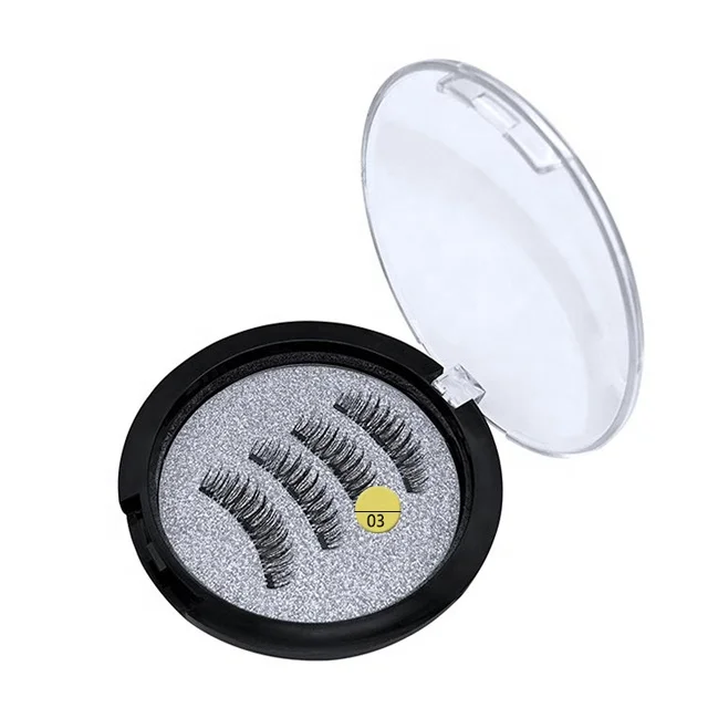 

High Quality Wholesale Custom Cheap magnetic eyelashes false lashes price, Nature black