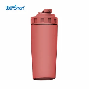 Image of High quality BPA free sport protein shakers water bottle 600ml with rope