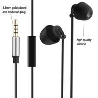 

High Quality Sleeping Earphone noise cancelling wired headphone newest with Microphone and Volume Control sleep phone earphone