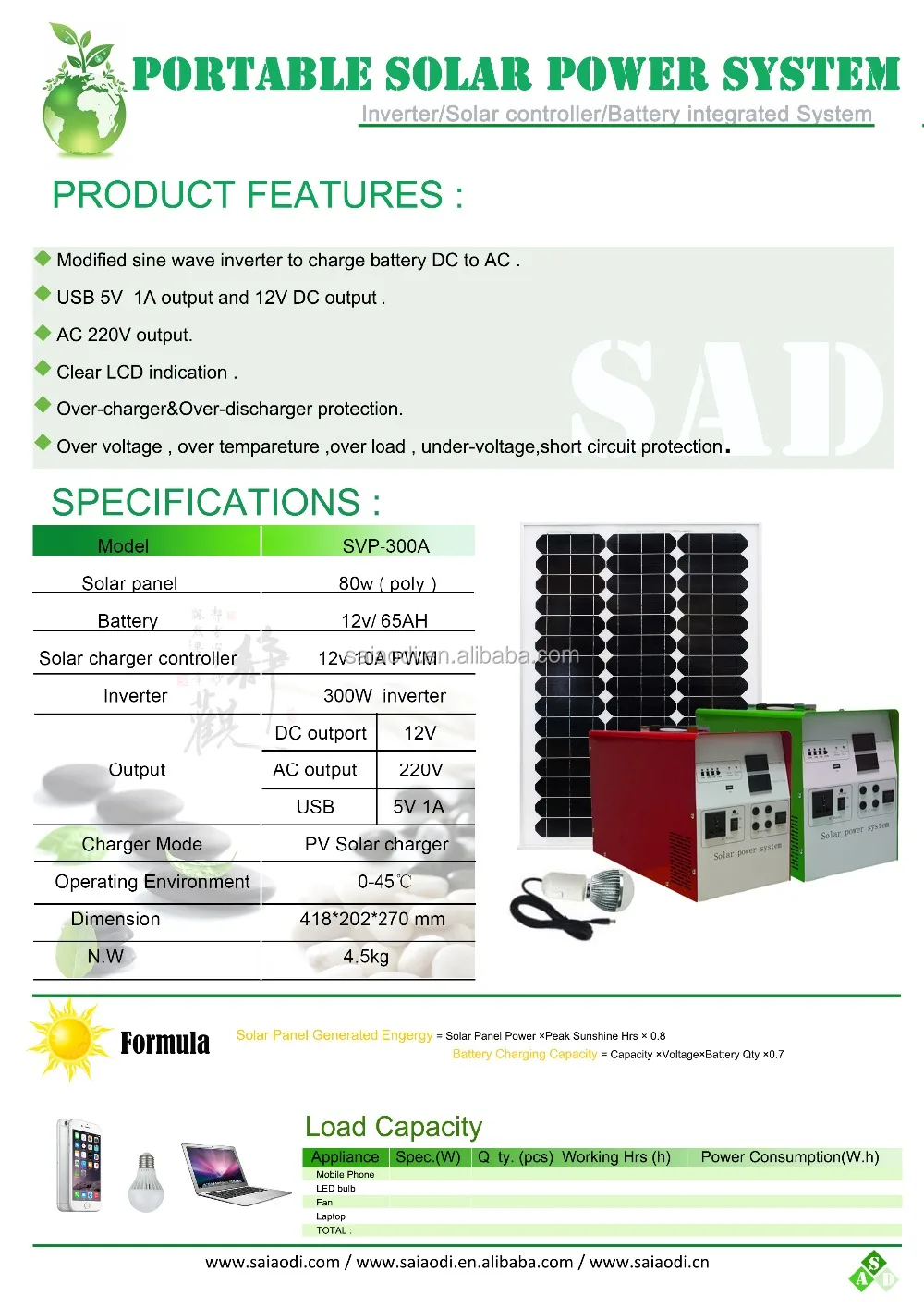 Solar Energy System Stand Alone Solar Kit Whole House Solar Power System 300w Solar Panel Kit Buy Solar Panel Installation Kitsolar Panel Kit