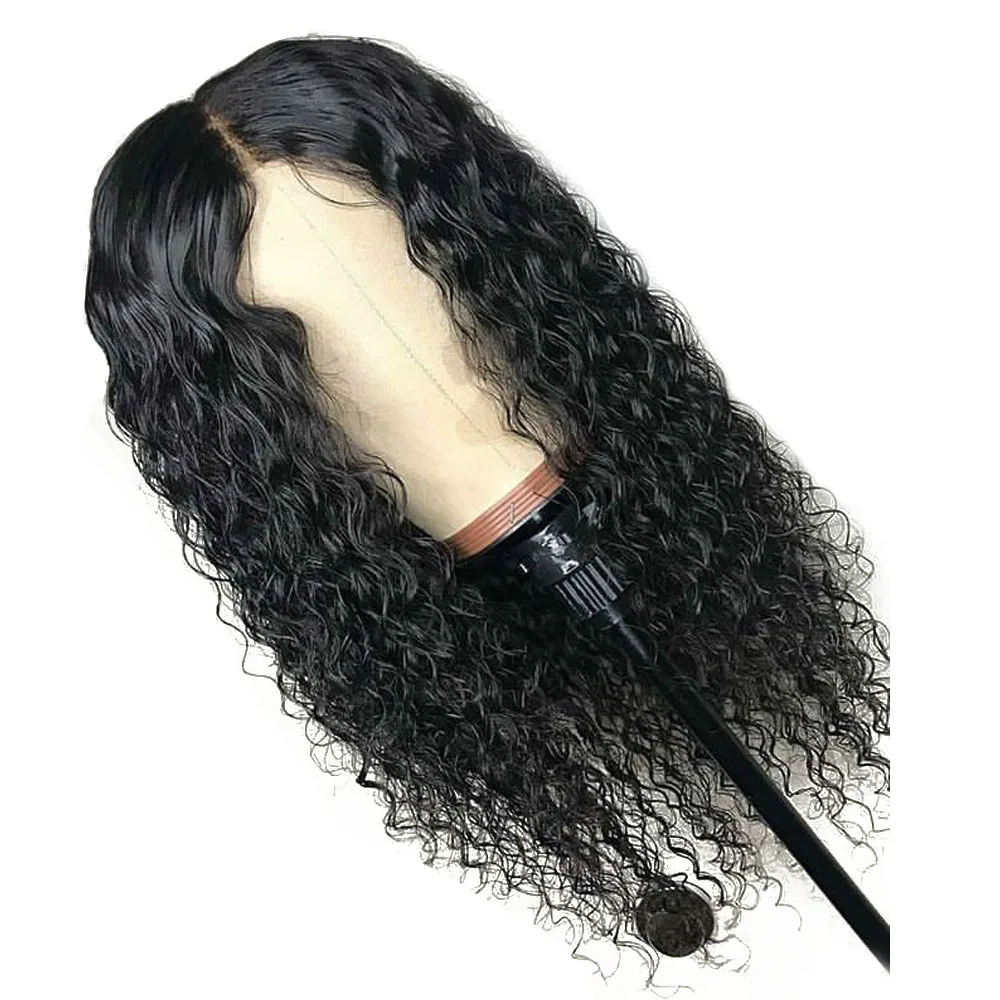 

Cheap Deep wave 250 density lace front human hair wig pre plucked 360 lace frontal wigs for black women