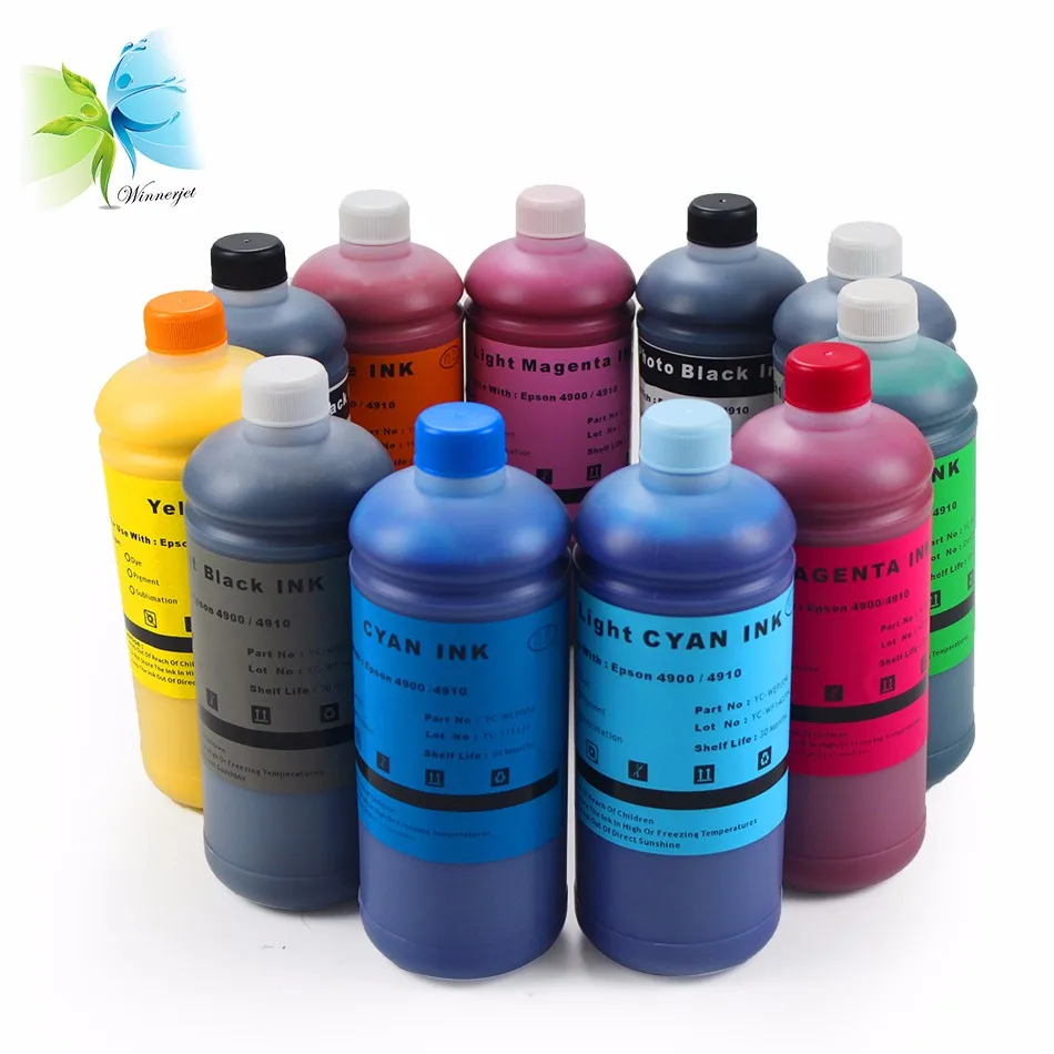Ultrachrome Color UltraChrome HDX Pigment Ink for Epson P5000 - 11 Colors, 500ML to ...