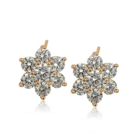 

98397 Xuping fashion ladies luxury style gemstone stud earrings jewelry