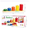 Intelligence counting number math tools hand-eye coordination colorful wooden counting frame beads for toddlers