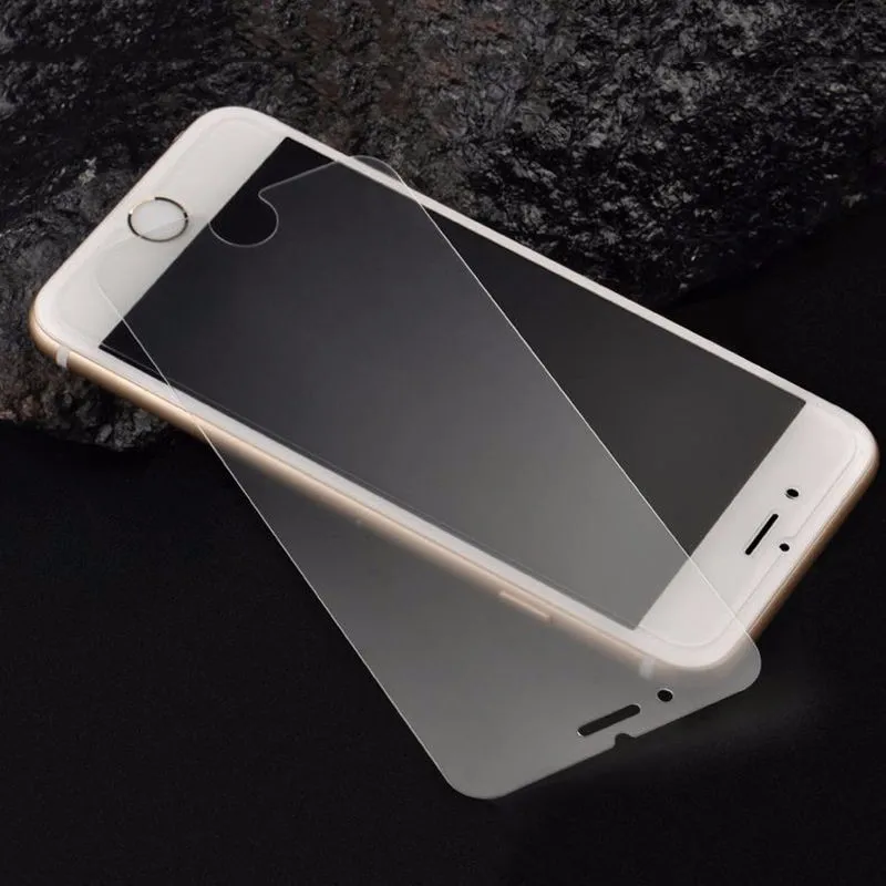 iphone 系列磨砂防眩光防指纹 9h 高清透明钢化玻璃薄膜光滑如丝