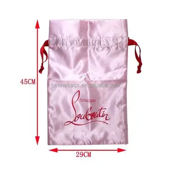 shoe dust bag with drawstring