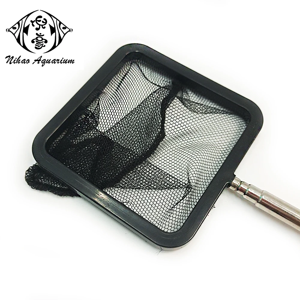 Aquarium Long Handle Shrimp Nets Adjustable Scalable Handle Length