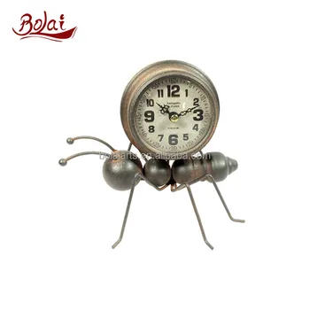 Home Essential Bedroom Decoration Ant Shaped Clock Waste Material Craft With Security Certification Buy Waste Material Craft Gift Waste Material