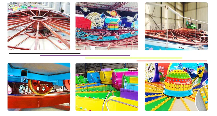 Luna Park Children Games Turntable Thunder Beat Musical Express Rides ...
