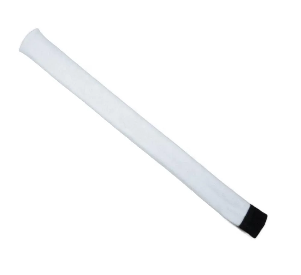 

Custom Wholesale Blank White Water Stain Resistant PU Leather Holds 2 Golf Alignment Stick Cover