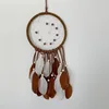 Stone Beads and Shell Dream Catcher Handmade Wind Chime Wall Hanging Decor