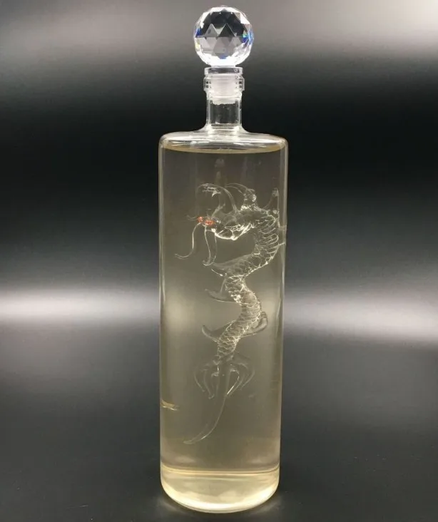 750ml Dragon Shaped Art Liquor Bottle Buy Liquor Bottle,Dragon Shaped
