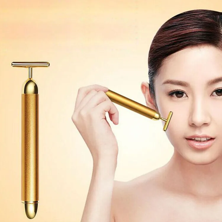 

Huiyou waterproof skincare massager wrinkle remover 24k gold facial beauty bar