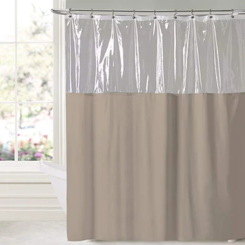Transparent Pvea Curtain Hotel Polyester Shower Curtains Buy