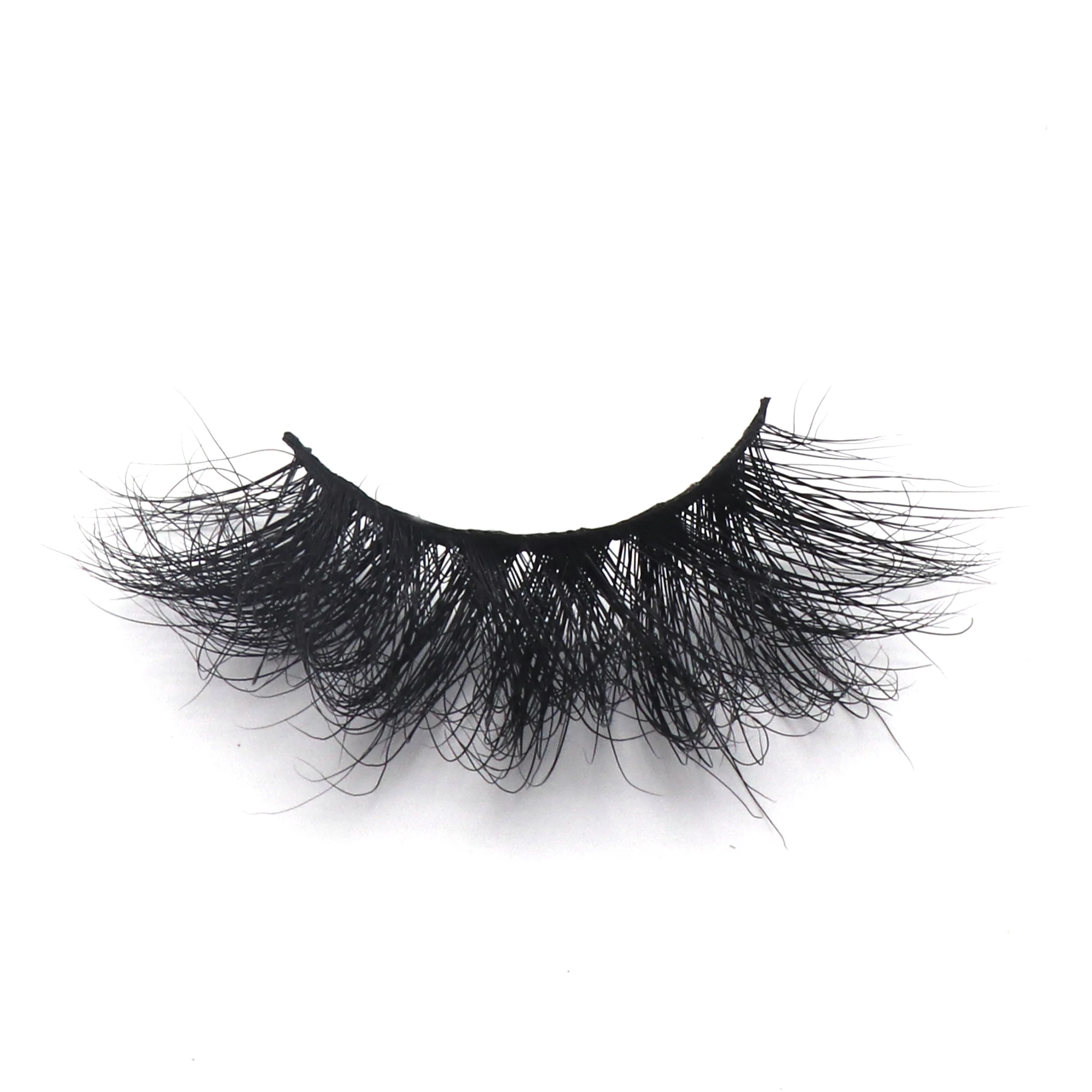 

New products 25mm extra long thick real mink eyelash with custom lash packaging box, N/a