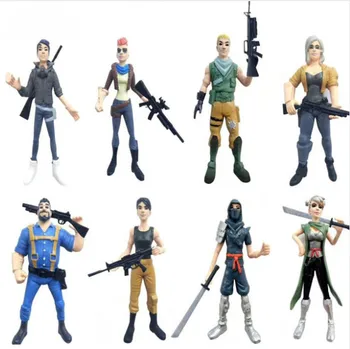 8pcs set fortnite figure toy 11 5cm fortnite game character pvc action figures toy for - fortnite figurine