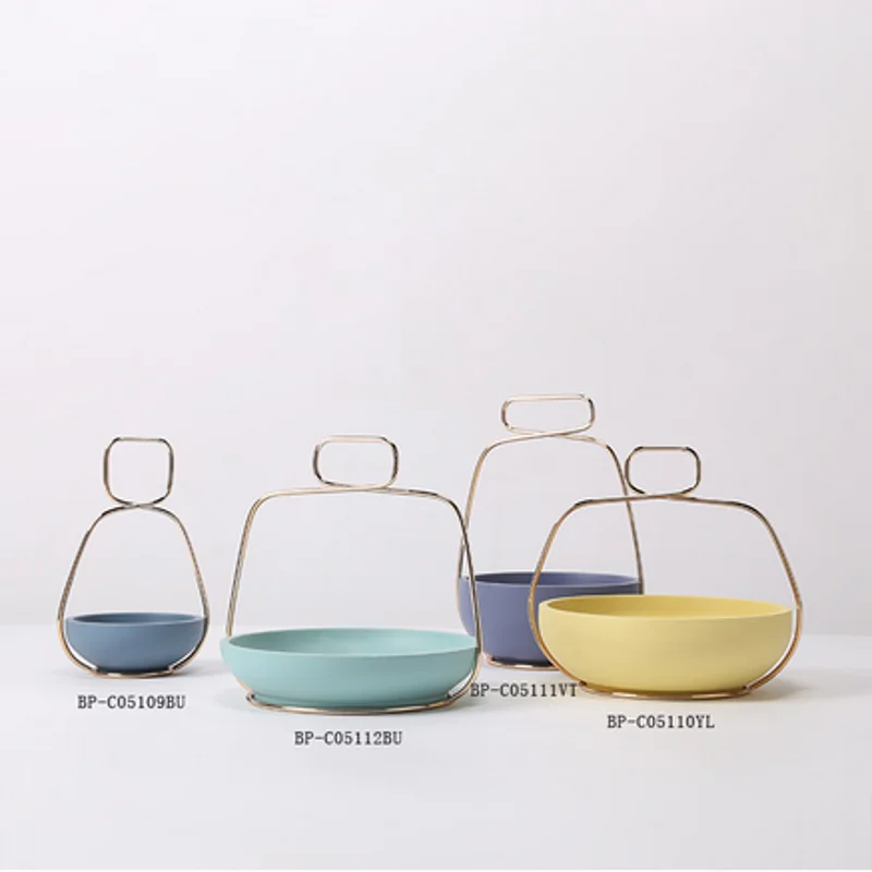 Colorful storage pastry tray decorative tray for home decoration accessories