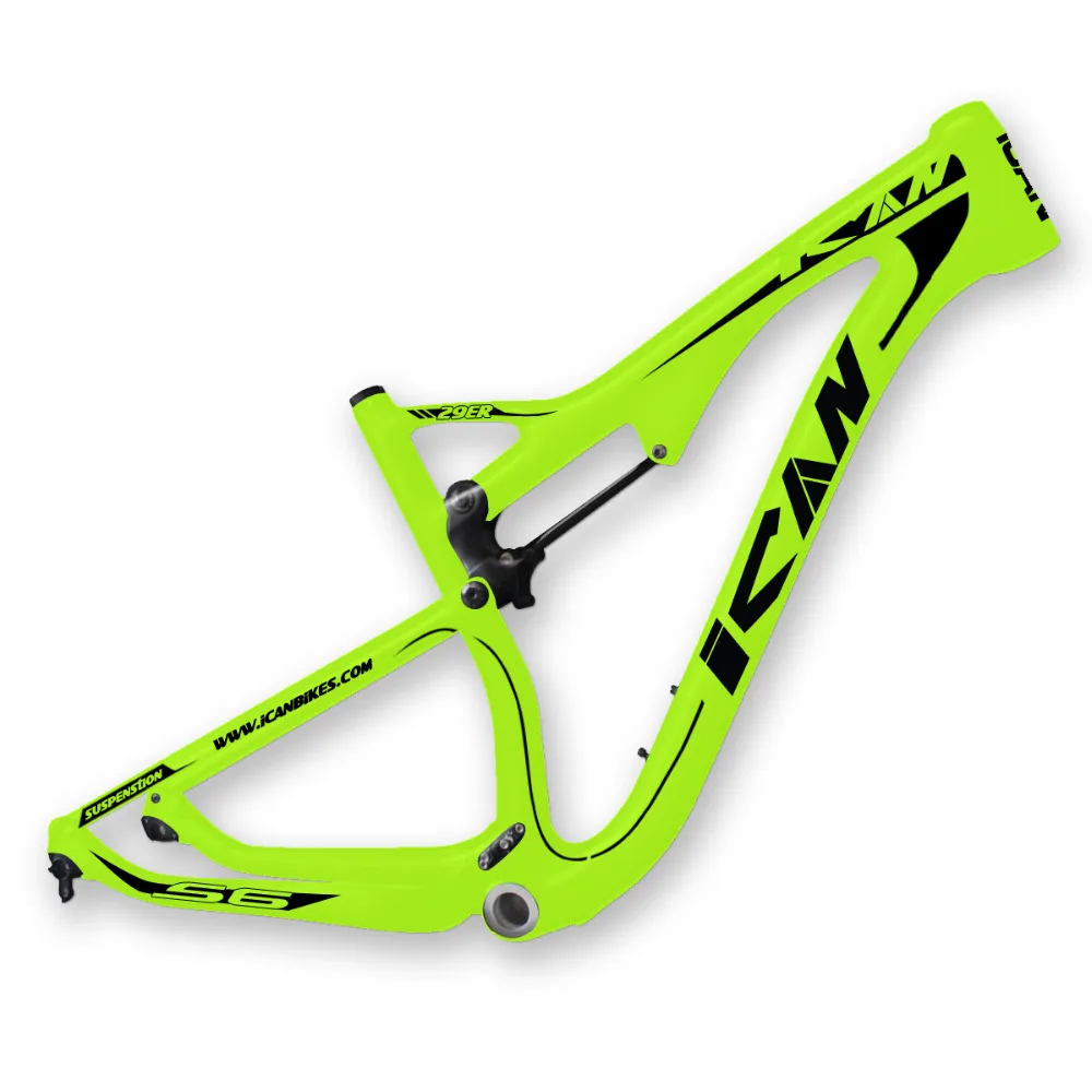 29er full suspension mountain bike frame