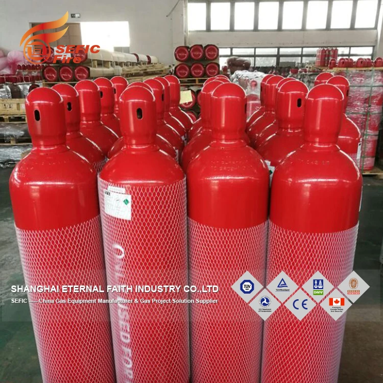 Iso/tped/dot 150bar Co2 Gas Bottle 68l 45kg Co2 Cylinder Buy Co2