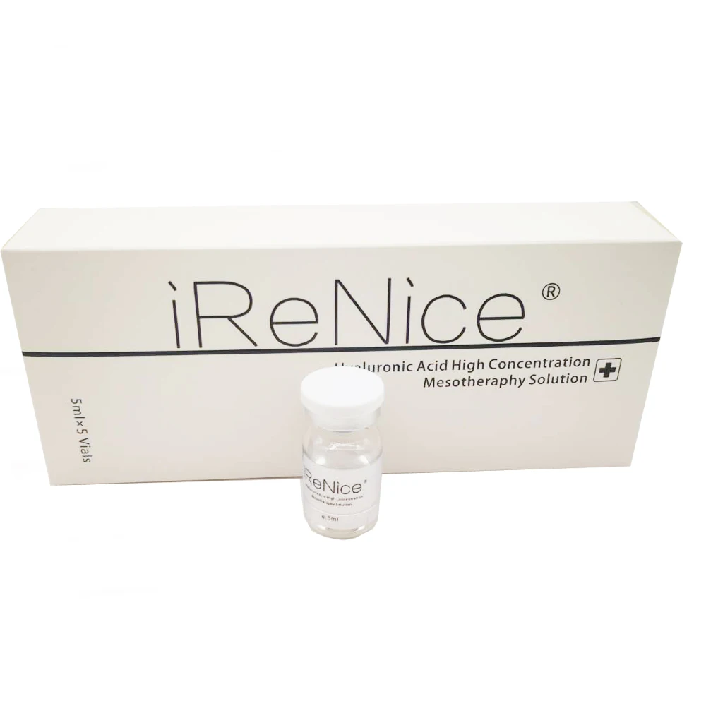 

iRenice Non Cross Linked High Concentration Anti-Aging Serum Meso Injection 5ml, Transparent