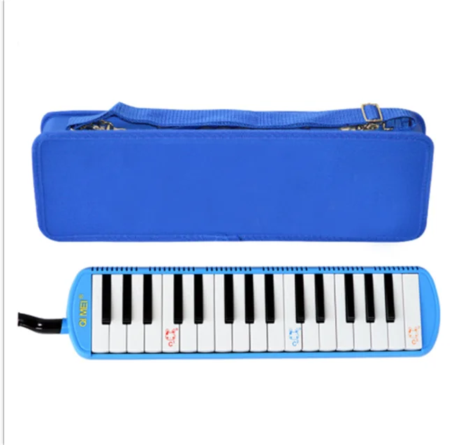 High Quality 32keys Melodica Pipe Organ With Bag Blue Melodica Musical