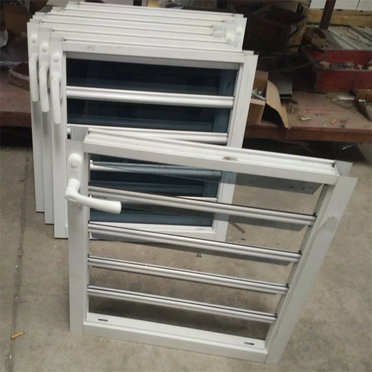 Australia Standard Design 6mm Single Tempered Clear Glass Jalousie