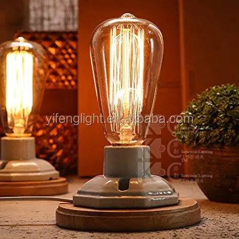 2017 hot sales Edison lamp led edison lamp Vintage Squirrel, 60W ST64 E27 Edison Light