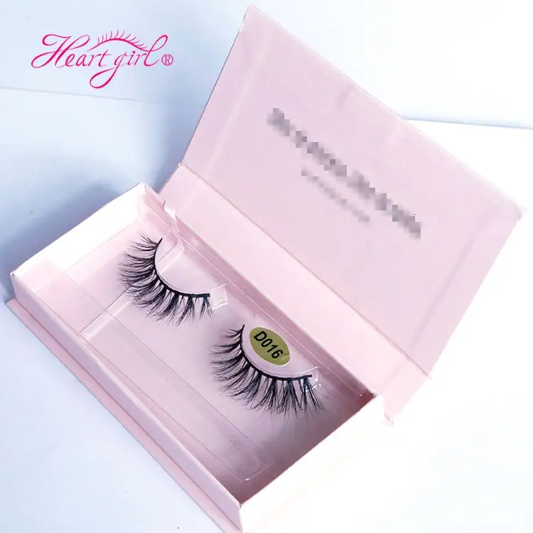 

Own Brand Beautiful Black Natural 3D Mink False Eyelash, Natural black