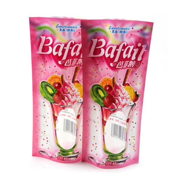 
OEM Customized Food Grade Candy Packaging Non Zipper Plastic Doypack 