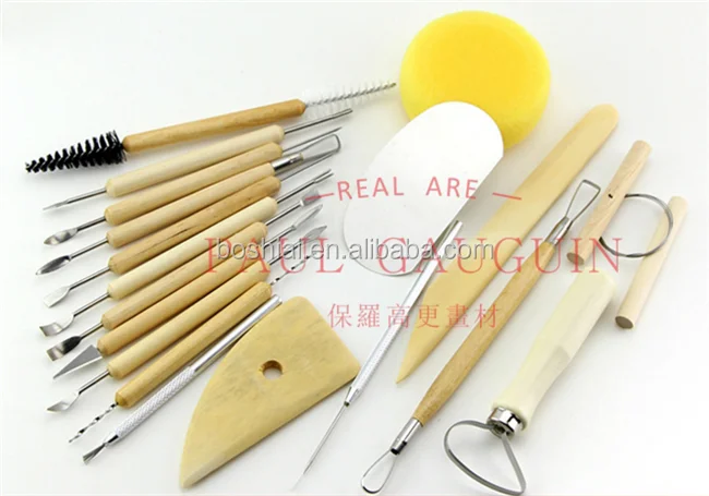 61pcs Clay Sculpting Shapers Carving Wooden Clay Tool Set for Potters  Beginners