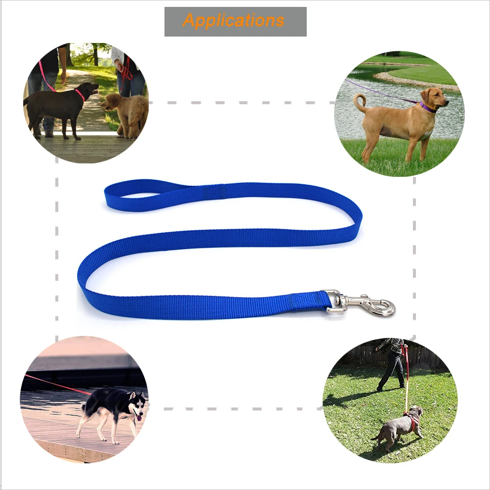 Wholesale Nylon Private Label Dog Leash Material Parts,Custom Nylon Private Label Long Dog Leash