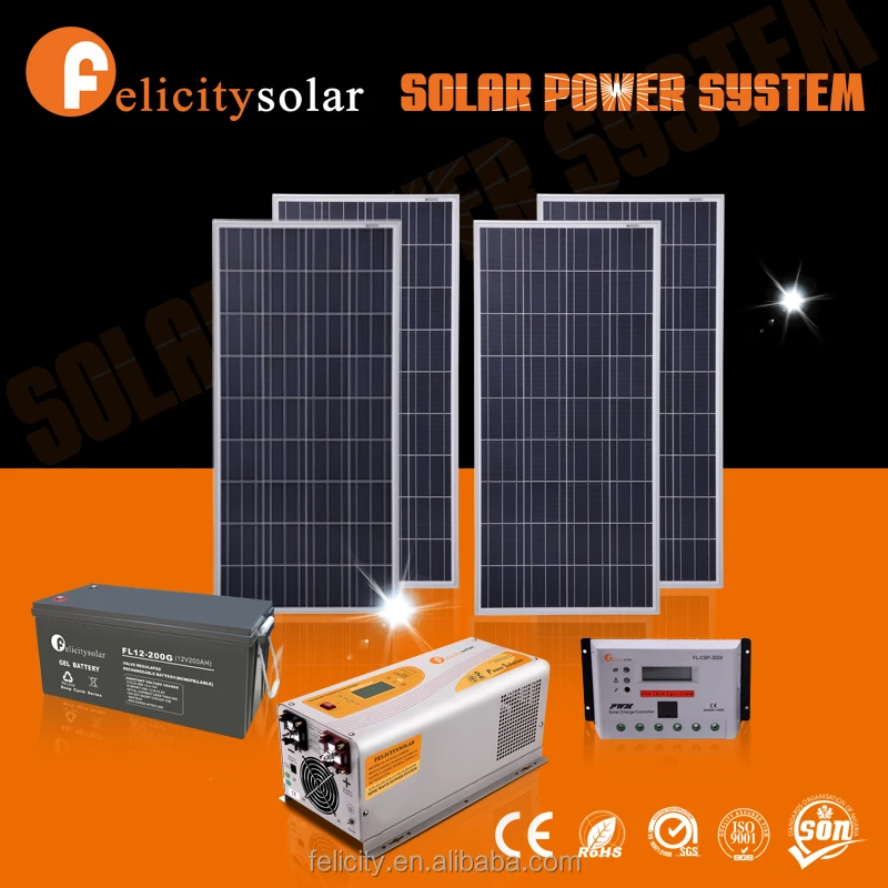 Residential Stand Alone Solar Power System 1500wp With With Solar Panelinverterbattery And Pwm Controller Buy Solar Power System 1500wp1kva Solar