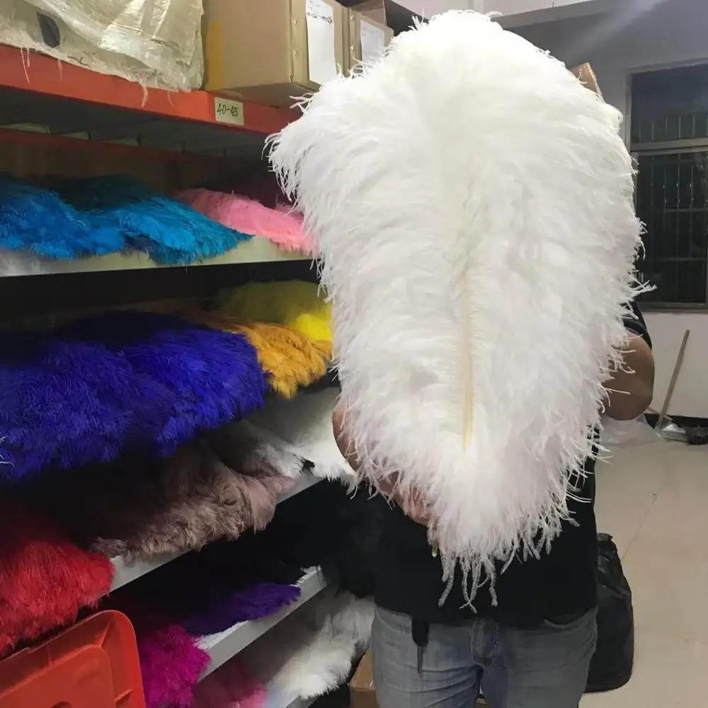 gray ostrich feathers