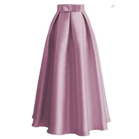 

Beautiful Thick Satin Skirts For Women Fashionable Plain Color Skirts