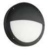 Lightess Wall Light LED Outdoor Wall Sconce Modern Globe Bulkhead Surface Mounted Lighting, 12W Cold White