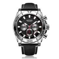 

Relojes 2019 MEGIR 2094 Watch Men Fashion Sport Quartz Clock Mens Watches Top Brand Luxury Waterproof Watch Hour Relogio
