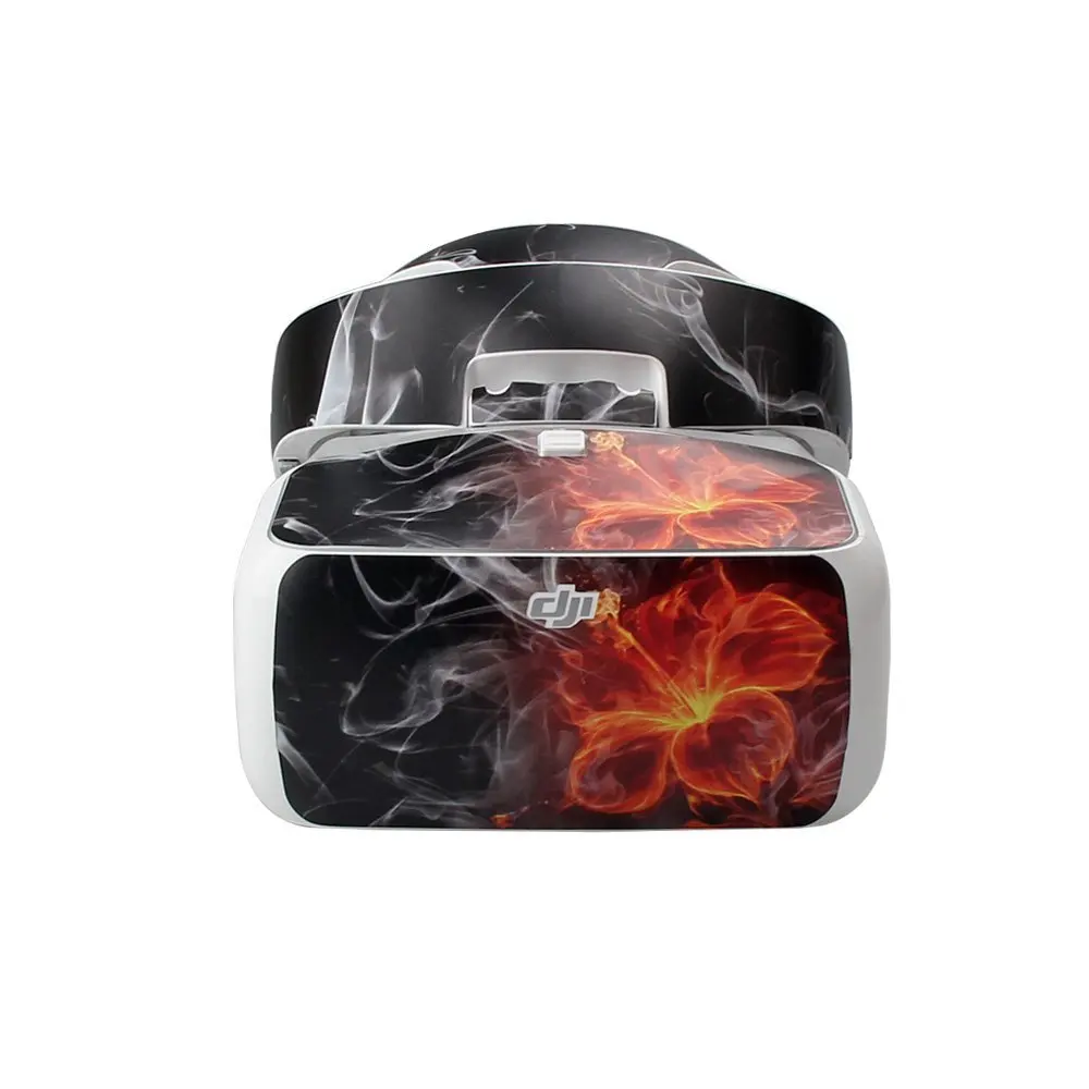 Rantow Shell Decoration PVC Sticker Decals for DJI Goggles FPV VR Glass Headset Waterproof DIY Skin Decoration Drone Body Sticker (Sticker 01)