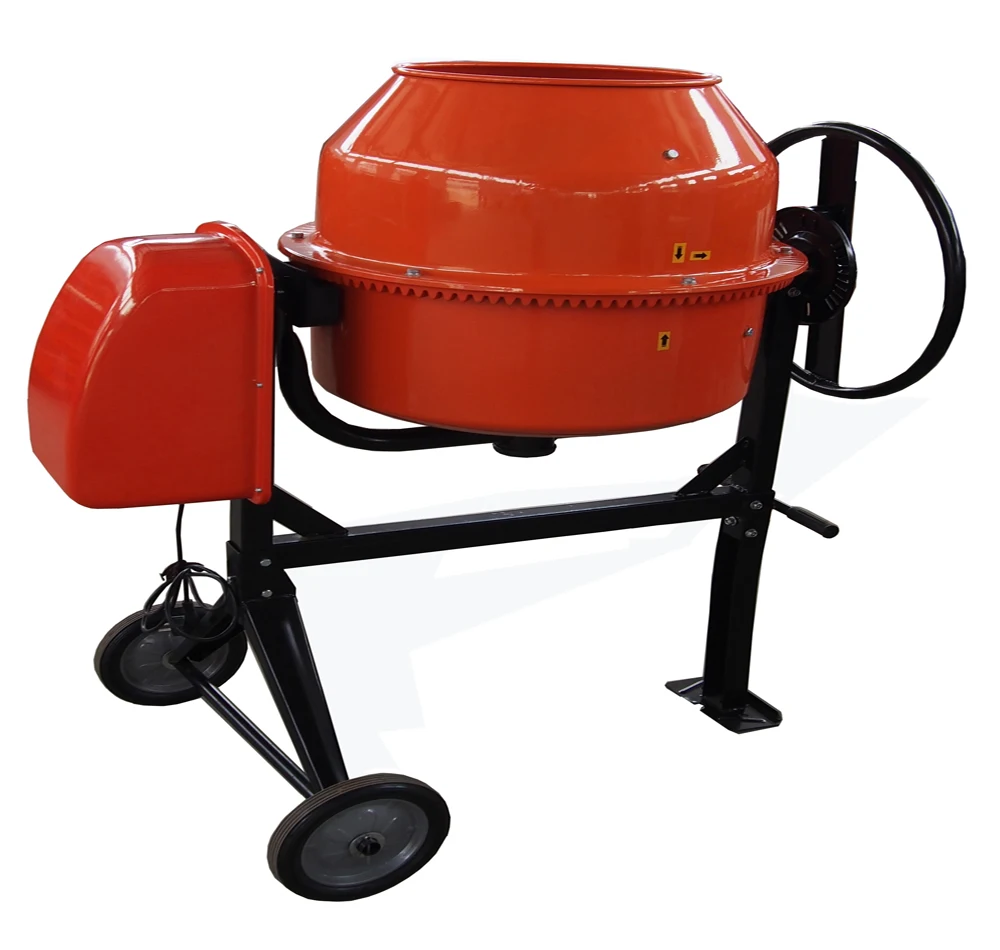 200l Mobile Concrete Mixer With Metal Engine Box - Buy Mobile Concrete ...