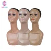 Durable plastic female mannequin wig display head