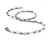 Wholesales Silver Stainless Steel Bamboo Necklace Mens Link Chains