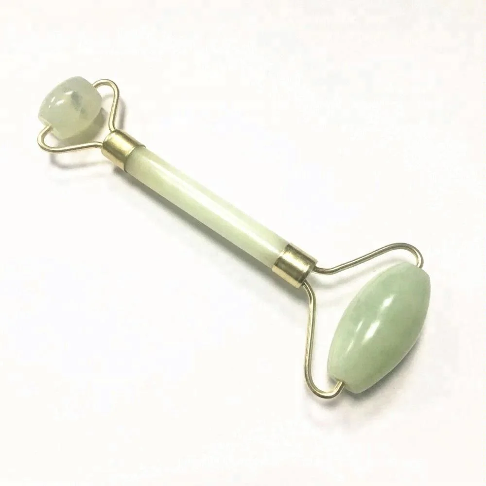 

Mini handheld Green face massage roller for facial beauty