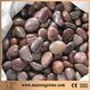 Red Stone Color Polishing Cobble River Pebbles For Playgrounds