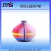 High quality 3D sticky note Flower vase sticky note & memo pad