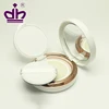 With putter white round air cushion mirror compact box