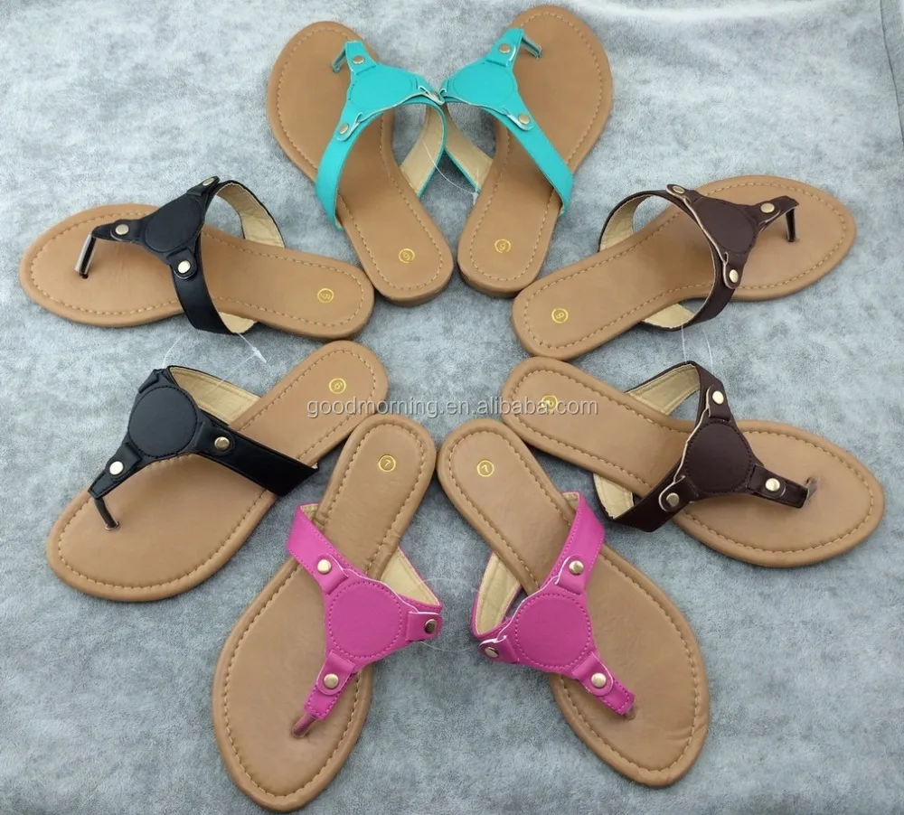 Wholesale Custom Fashion Personalized Monogrammed Beach Sandals