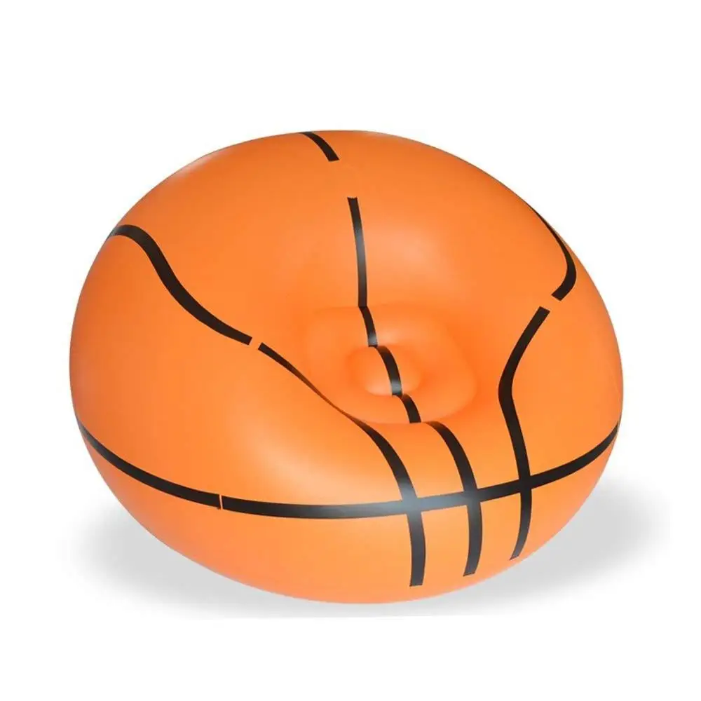 Large Cool Basketball Design Inflatable Sofa Bearing 220 Lb Bean Bag