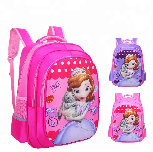 

Promotional cute kid backpack set kids school backpack bags for child school, Purple,pink