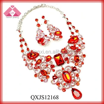 اطقم  المعلم كرسكنديور Heavy-indian-bridal-diamond-necklace-sets-QXJS12168.jpg_350x350