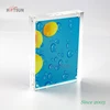 5X7 Picture Holder with Magnets Floating Plexiglass Photo Stand for Promotion Gift Clear Magnetic Acrylic Photo Frame