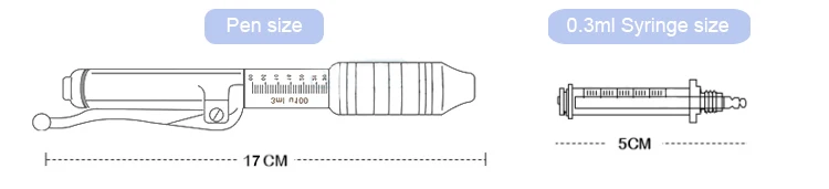 Adjustable Needle-free Injection 3ml 5ml meso hyaluronic acid pen